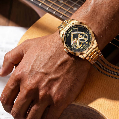 I Want To Be Your Last Everything - Personalized Men's Wrist Watch