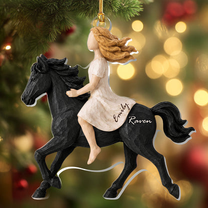 Ride Together, Forever Bound - Personalized 1-Layer Acrylic Ornament