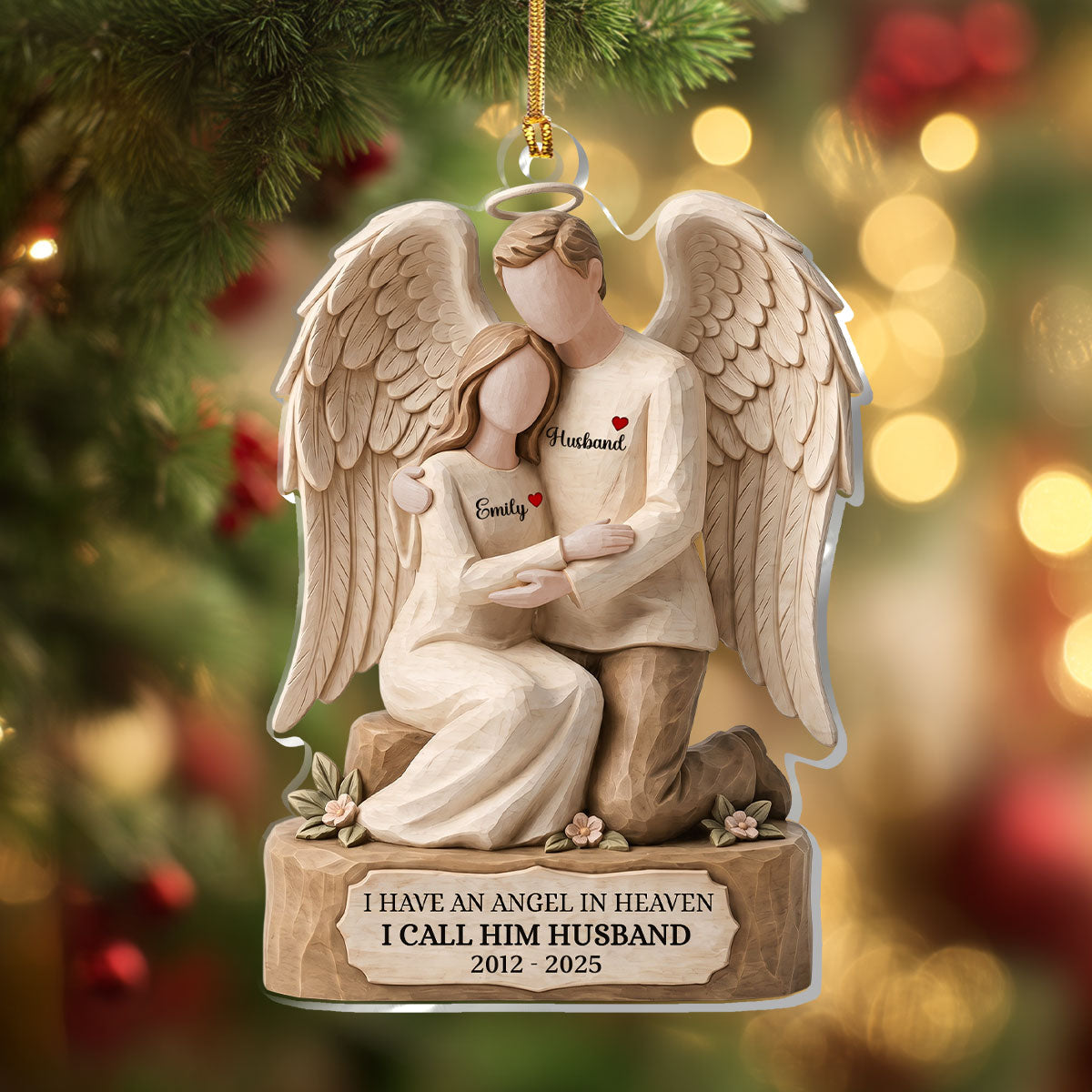 I Have An Angel In Heaven - Personalized 1-Layer Acrylic Ornament