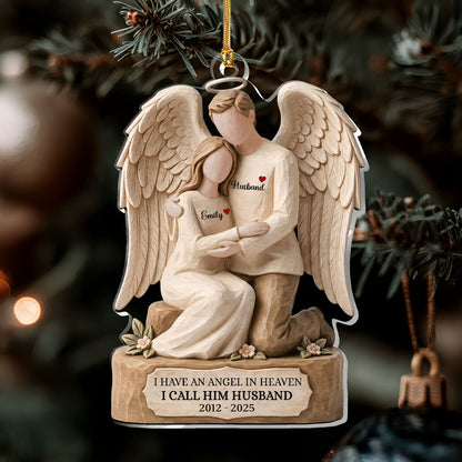I Have An Angel In Heaven - Personalized 1-Layer Acrylic Ornament